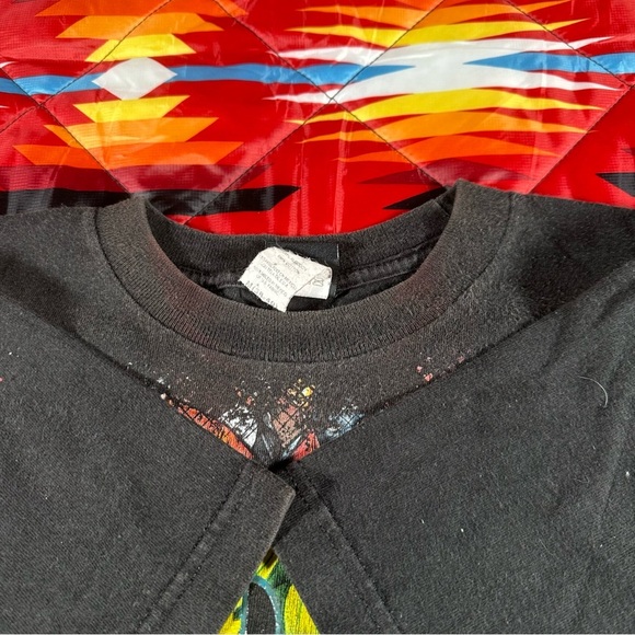 Vintage Y2K Marvel Character Shirt Iron Man Spider Man Ghost Rider Comic Line Up - Picture 14 of 14